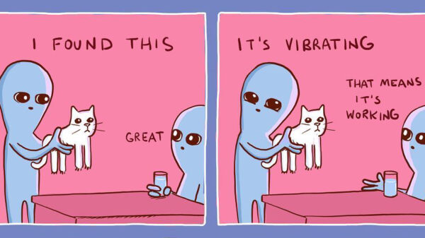 Nathan W Pyle maakt geniale cartoons over aliens op aarde