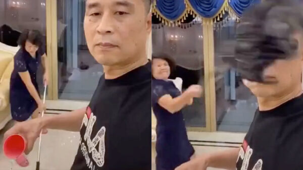 BAM, zwabber op je bakkes!