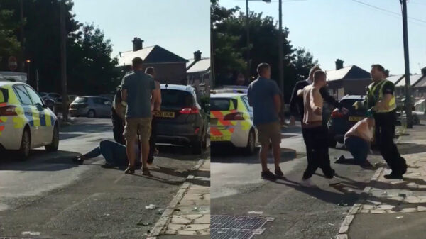 Agent in Wales heeft vandaag geen tijd voor onzin: gaat u maar liggen