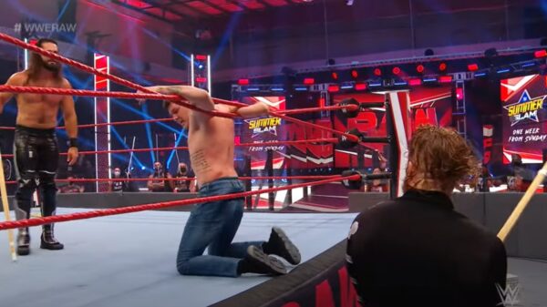 Wie durft er eigenlijk nog te beweren dat showworstelen hartstikke nep is?