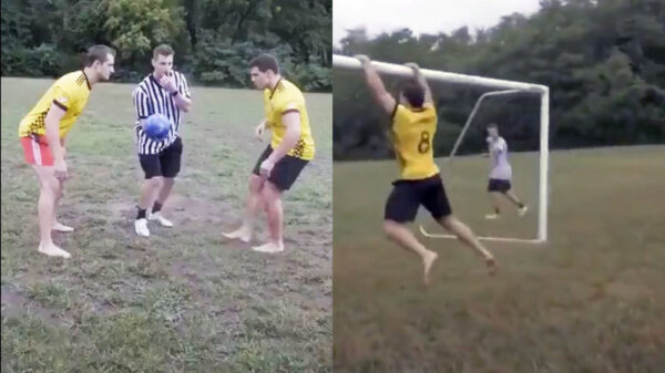 Een potje voetballen met mensen die er helemaal NIETS van kunnen