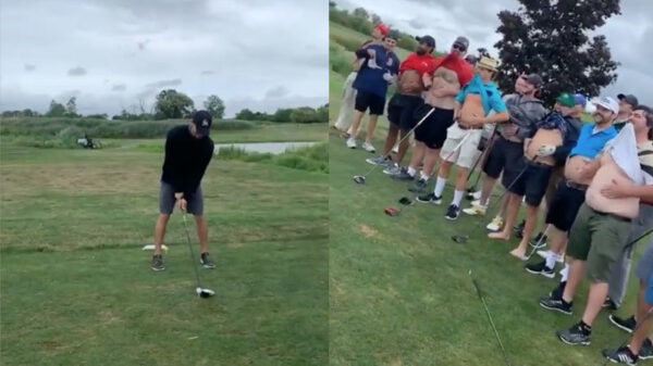 Een potje golfen tijdens het weekendje weg met de boys