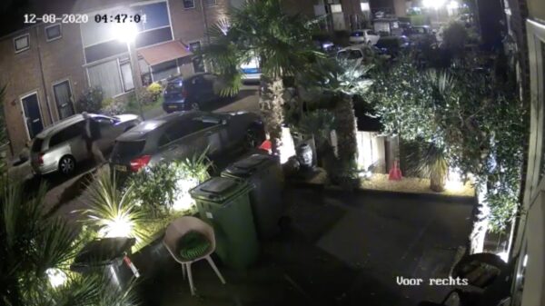 Trekhaakaanrander op heterdaad betrapt dankzij CCTV-beelden