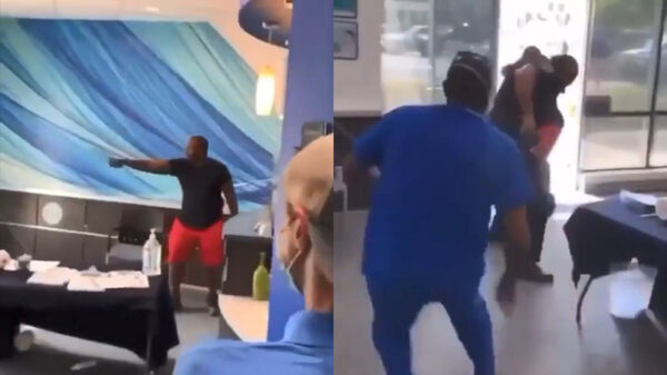 Kerel faket bezwijken aan taser en ontsnapt aan een verraste ome agent