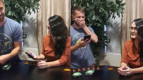 Als je een pikant sms'je van je vriendin krijgt en je schoonmoeder hem eerst leest