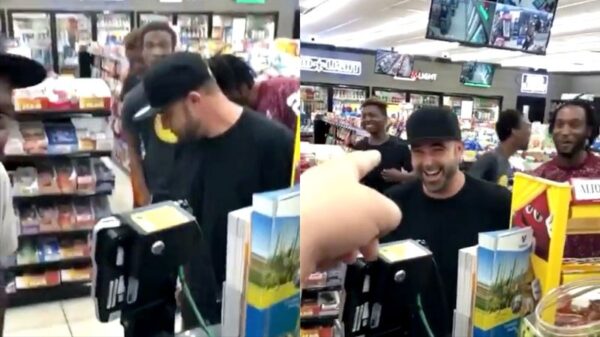 "Vriend, heb je misschien iets laten vallen?"