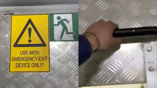 Pardon, weet u misschien waar de nooduitgang is?