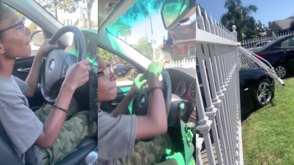 Even je kleine neefje een beetje rijles geven