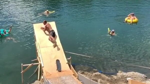 Sommige skaters zijn niet geschikt om van een ramp te knallen