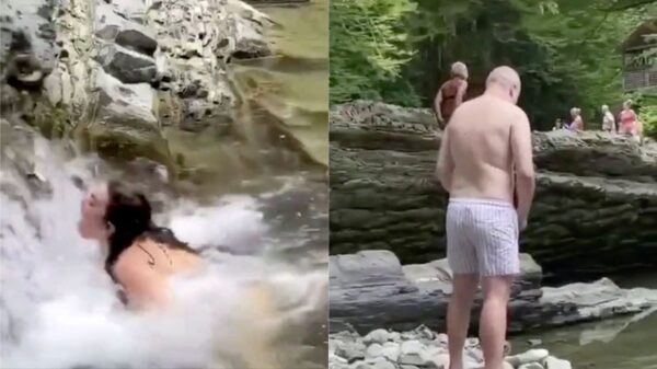 Genieten van een heerlijk verkoelend riviertje