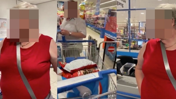 Nederlandse Karen lekker racistisch bezig in de supermarkt: "Ga terug naar je eigen land!"