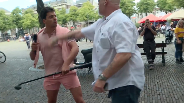 Slijptol ook belaagd door opgefokte gekkies tijdens demonstratie in Den Haag