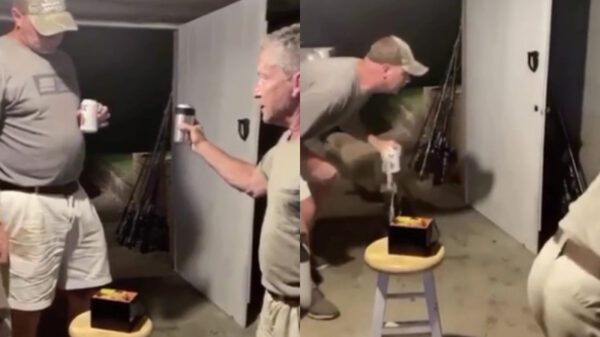 Proosten met een autoaccu is niet het beste idee van vandaag