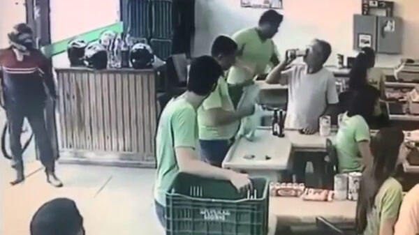 Braziliaanse overvaller maakt geen enkele indruk op klanten