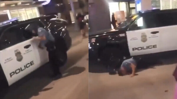 Agent gevloerd door rondvliegende deksel afkomstig van BLM-demonstranten