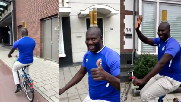 Nigeriaanse bierkoning maakt een ereronde door Nederland