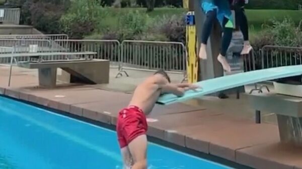 Schoonspringer Jérémy Premand heeft zijn dag even niet