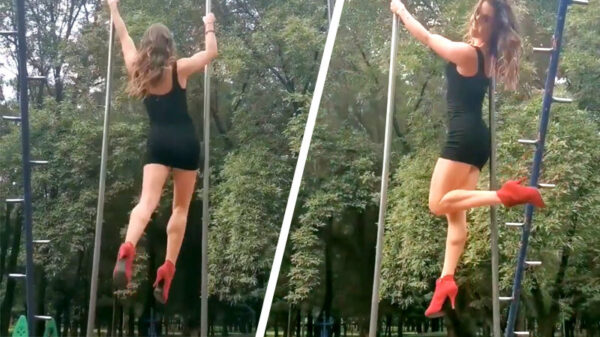 Het voordeel van een paaldansers als vriendin hebben