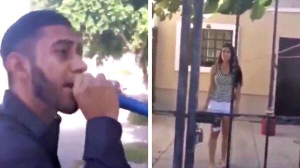 Wordt deze romantische gezongen liefdesverklaring ook beantwoord?