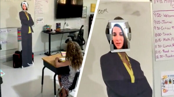 Papa verbouwt zijn garage zodat dochterlief thuis naar school kan