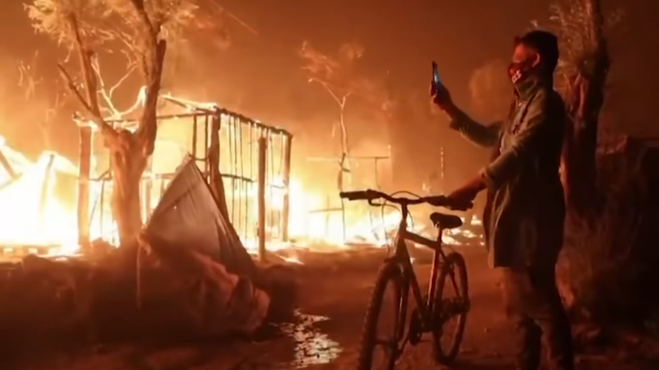 Verwoestende brand in vluchtelingenkamp op Lesbos maakt in één klap 13.000 mensen dakloos