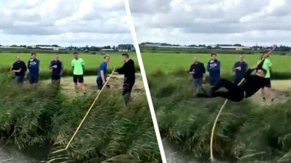 Professionele fierljepper in spe had echt even zijn dag niet