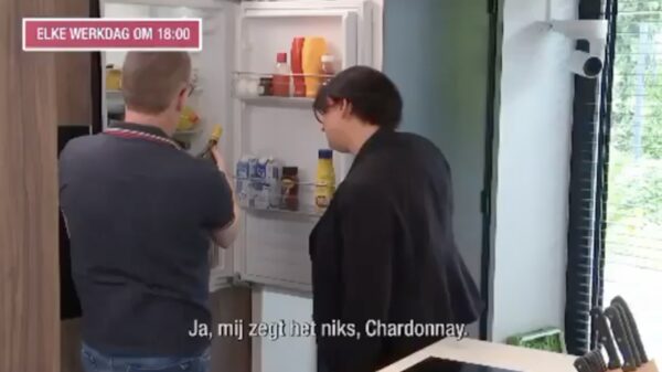 Antoine is niet zo bekende met de wereld van wijn