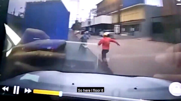 Straatrovers in Paraguay worden gevloerd door scherpe automobilist