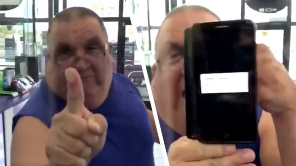 Winkelpersoneel belaagd door ontzettend boze nekloze Amerikaan