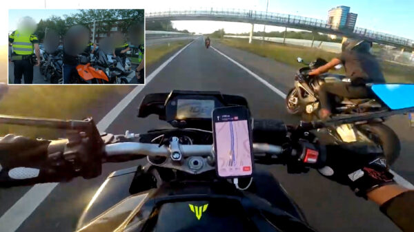 Geflipte motorrijders die de A16 onveilig maakten door politie opgepakt op poging tot doodslag